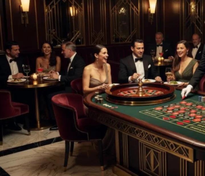 Weekendowy wieczór ruletkowy w eleganckiej restauracji POKISEC